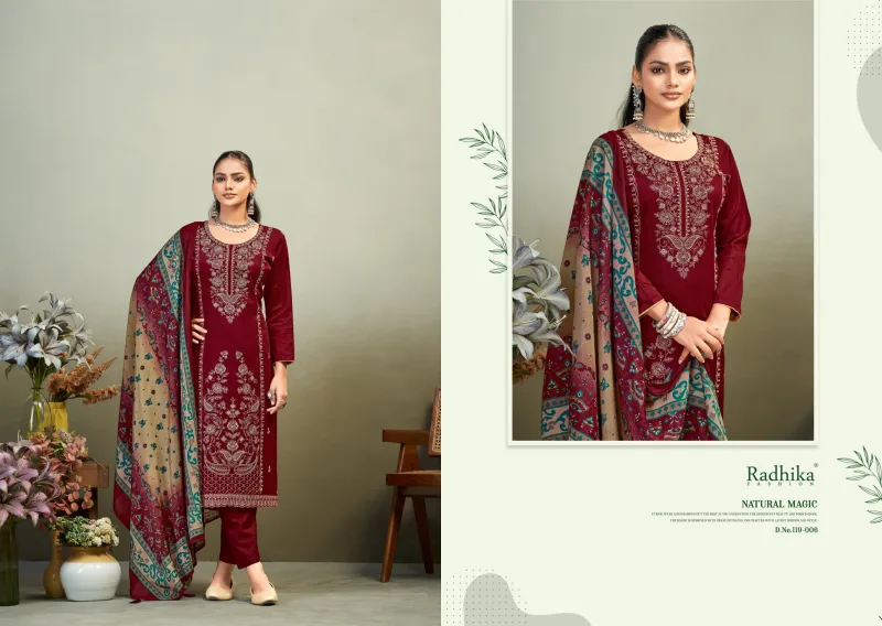 Zaira Vol 1 By Radhika Azara Jam Cotton Dress Material 